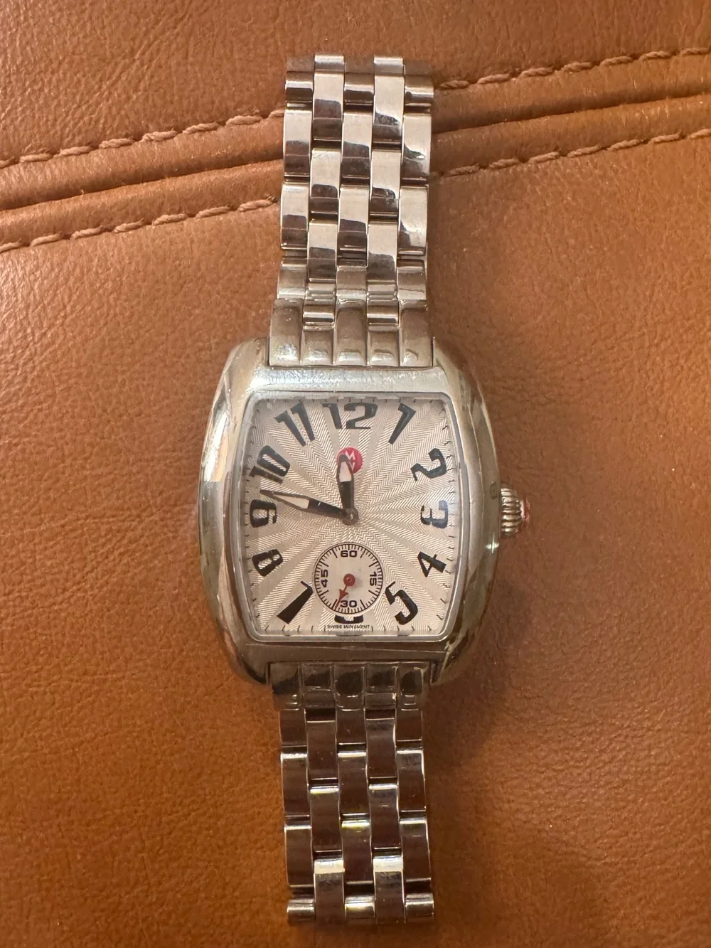 Michele Urban Mini Stainless Steel Silver Women’s Bracelet Watch